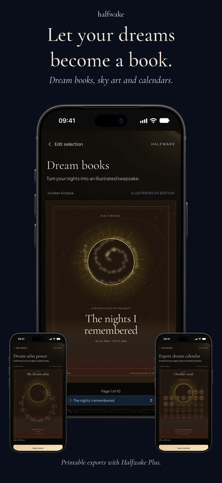 Let your dreams become a book.